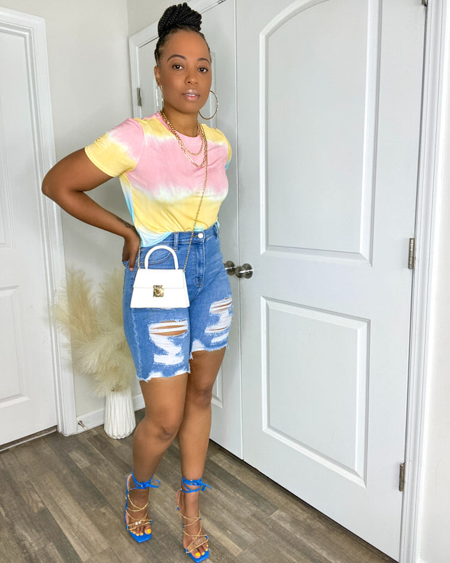 Unmatched Everyday Tie Dye Short Sleeve Shirt