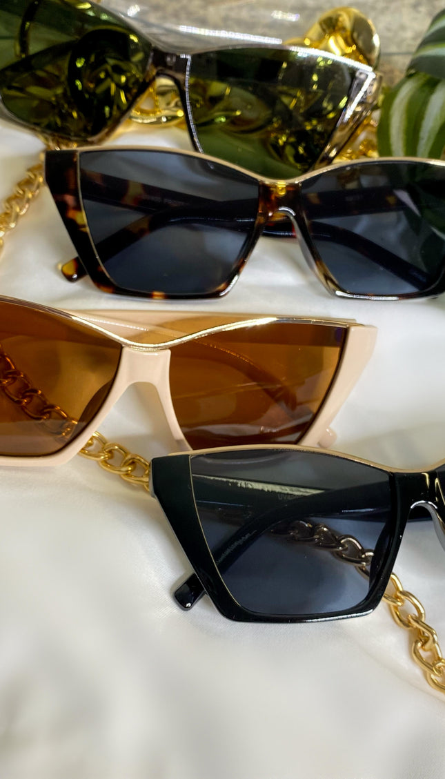Up For Anything Sunglasses - Black/Silver