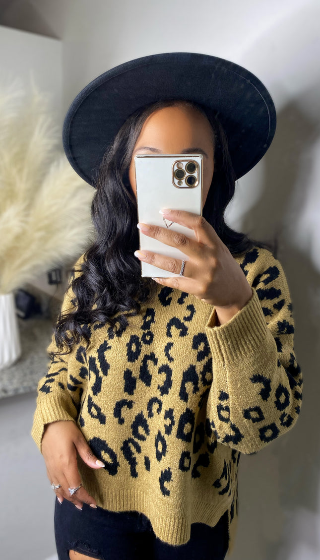 Unmatched Cozy Animal Print Sweater