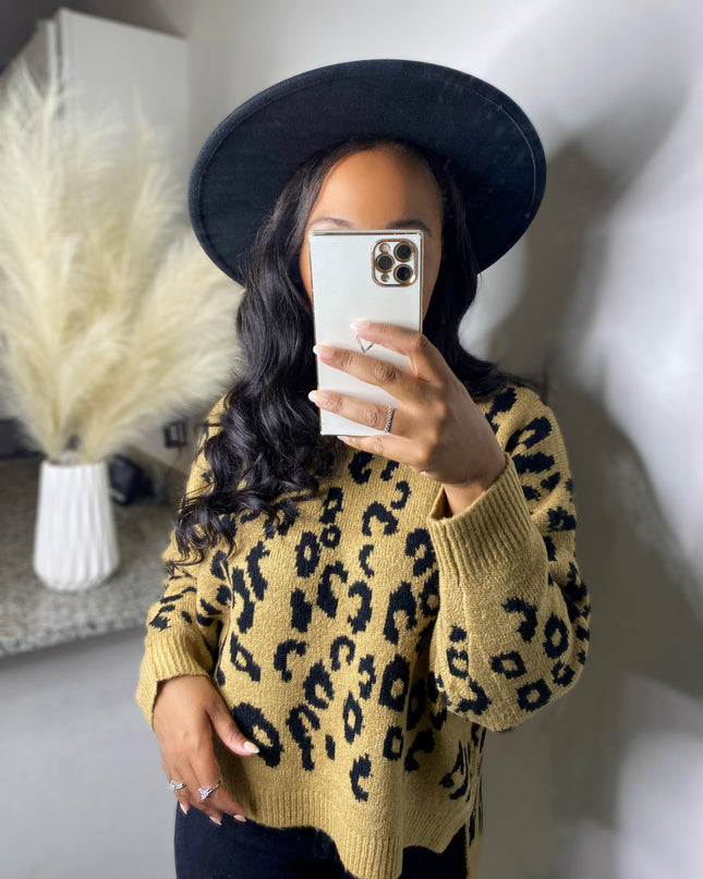 Unmatched Cozy Animal Print Sweater