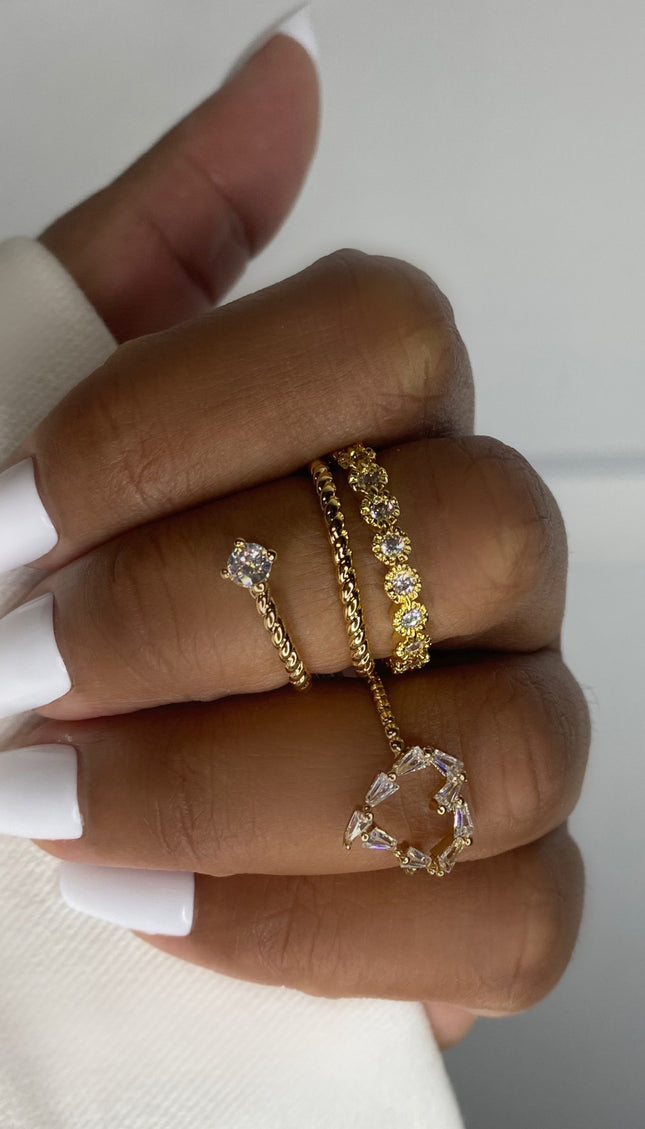 Unmatched Diamond Wrap Ring (Gold/Silver)