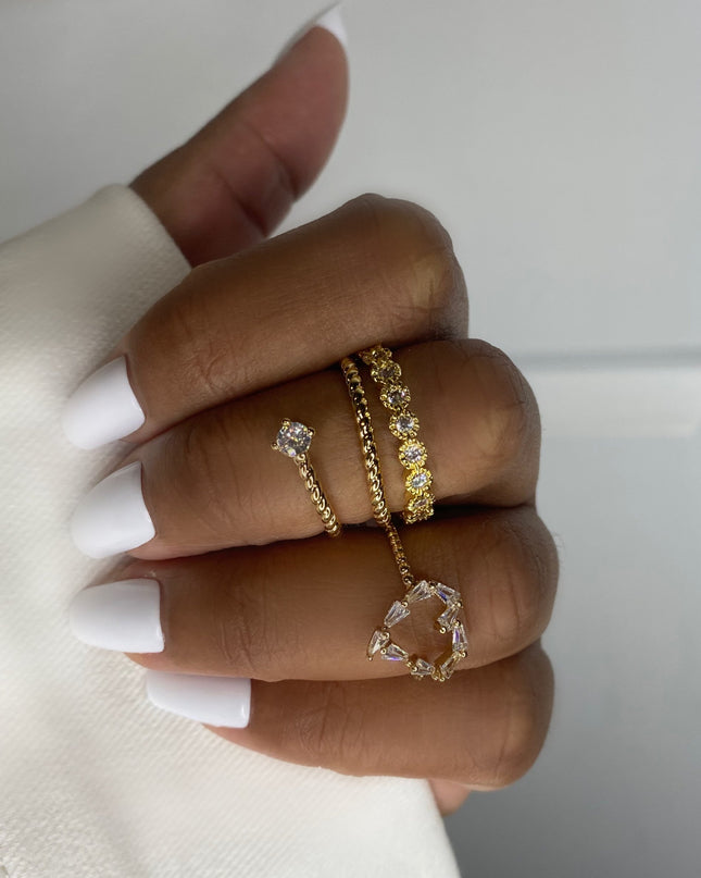 Unmatched Diamond Wrap Ring (Gold/Silver)