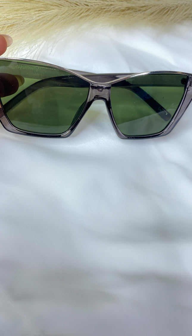 Up For Anything Sunglasses - Black/Silver