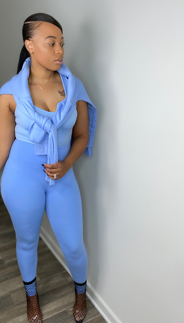 The Cozy 3-Piece Set- Blue